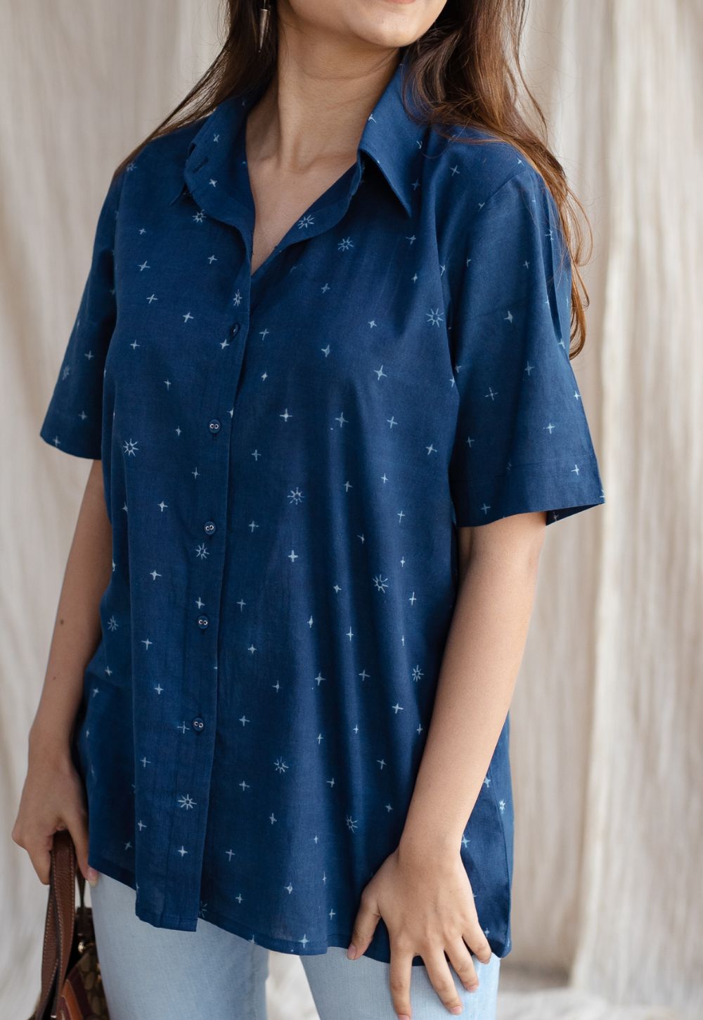 Shaivi Ajrakh Cotton Shirt