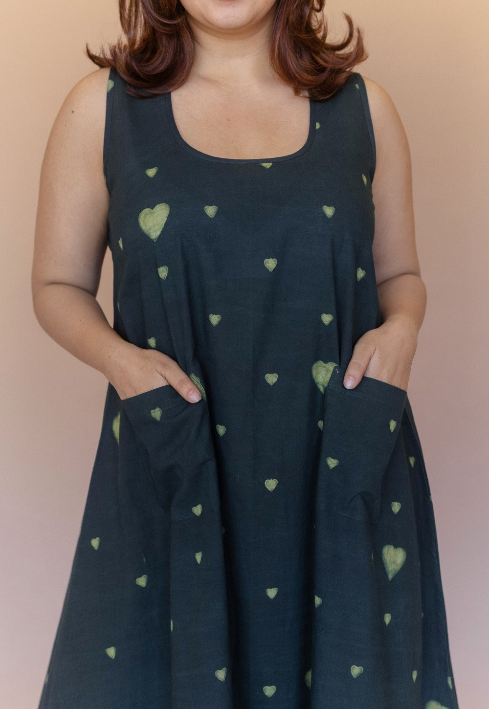 Sara Green Dabu Cotton A Line Dress