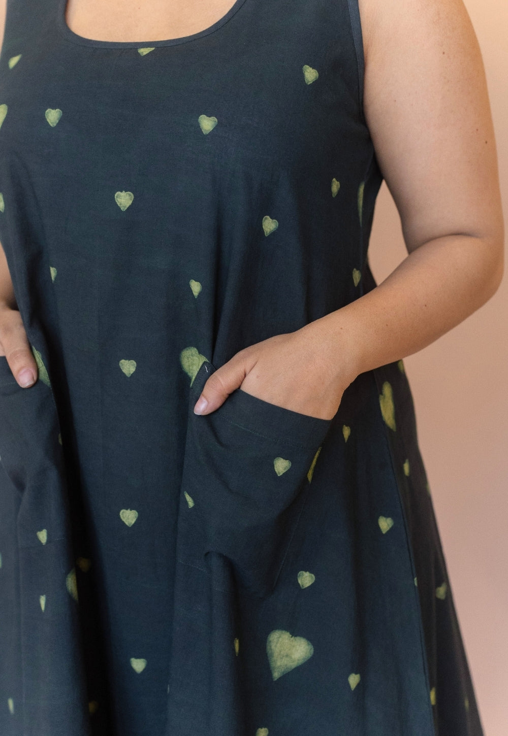 Sara Green Dabu Cotton A Line Dress