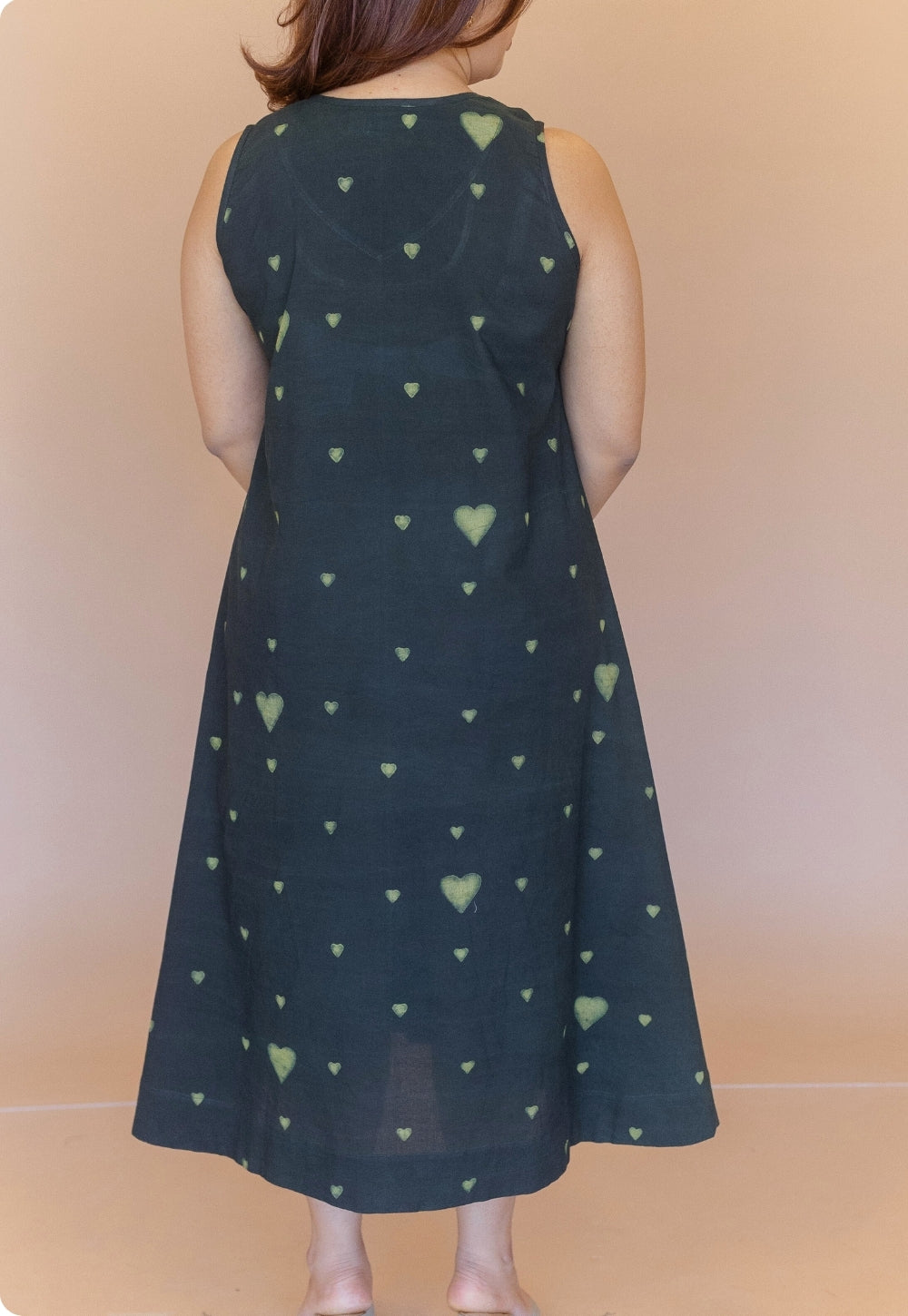 Sara Green Dabu Cotton A Line Dress