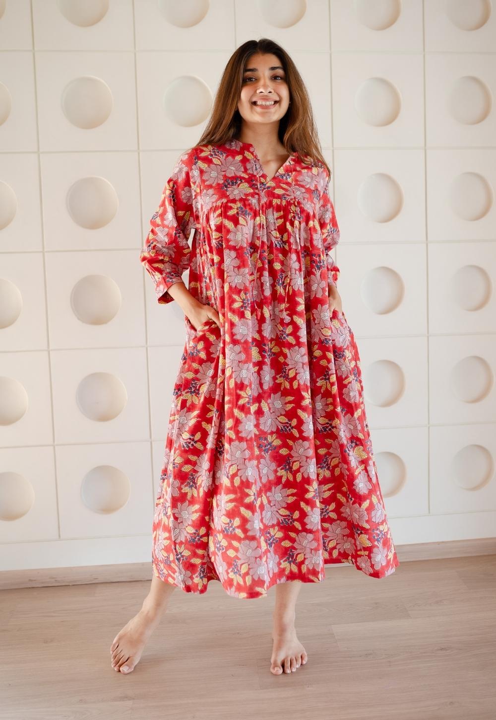 LazyDays Serene Lounge Slub Cotton Dress 3XL
