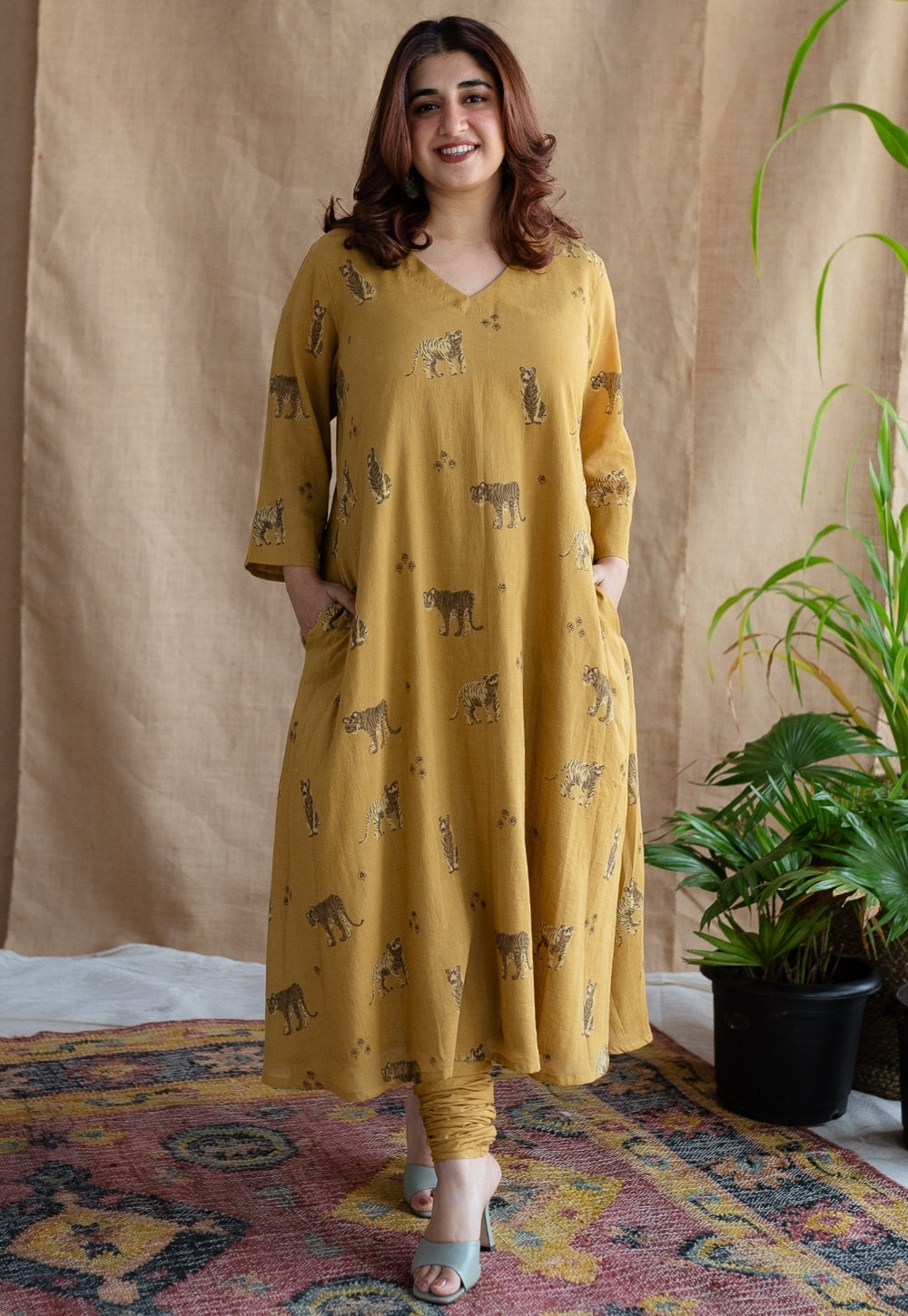 Kanha Bagh MulMul Cotton Kurta