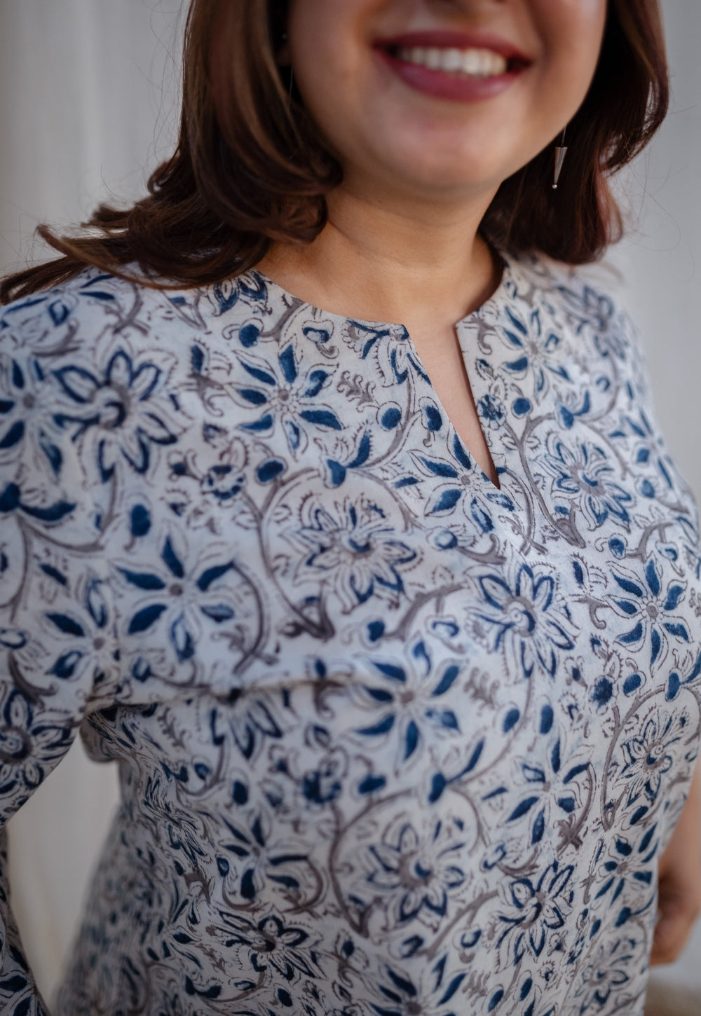 Iman Kalamkari Cotton Top