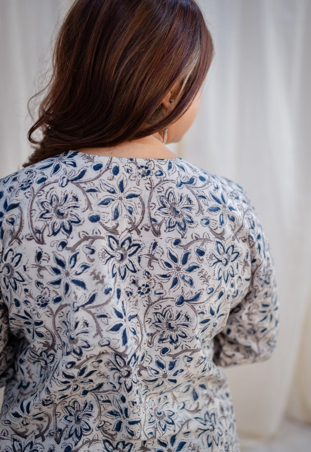 Iman Kalamkari Cotton Top