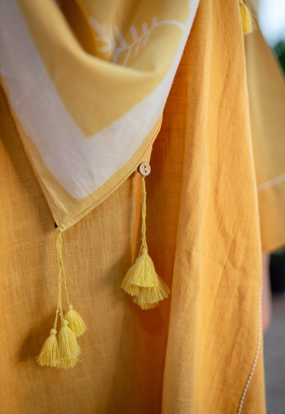 Nyra Slub Cotton Embroidered Jhabba Kali Kurta