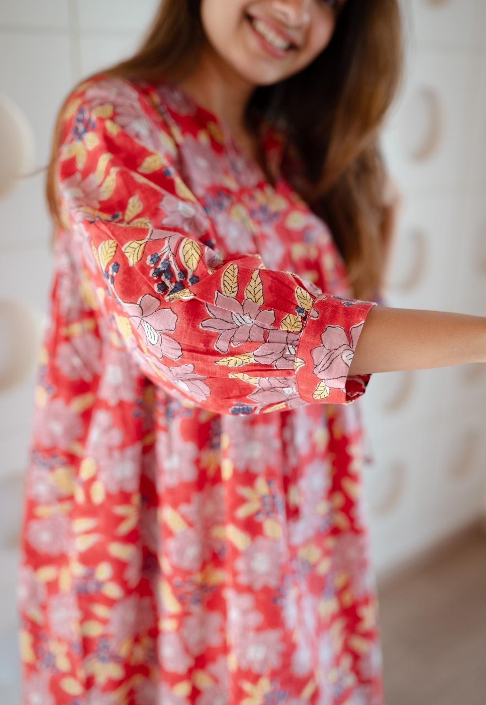 LazyDays Serene Lounge Slub Cotton Dress
