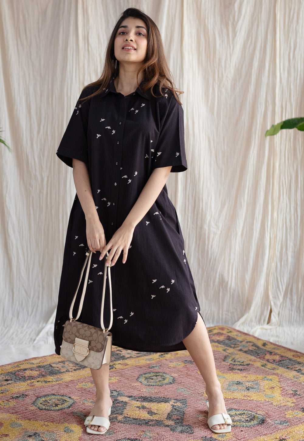 Moonlight Jaipur Ajrakh Cotton Dress