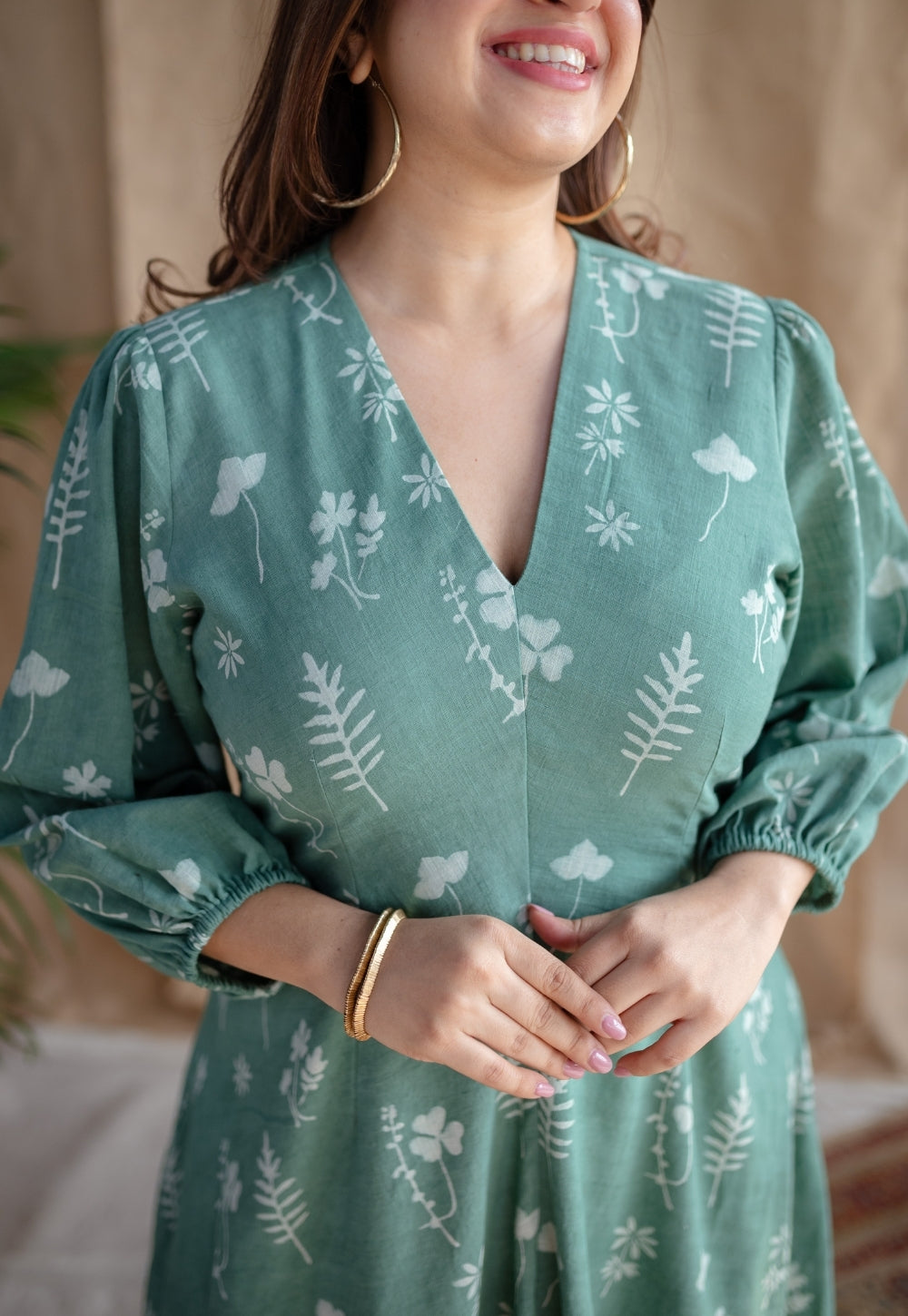 Taima Dabu Slub Cotton Dress