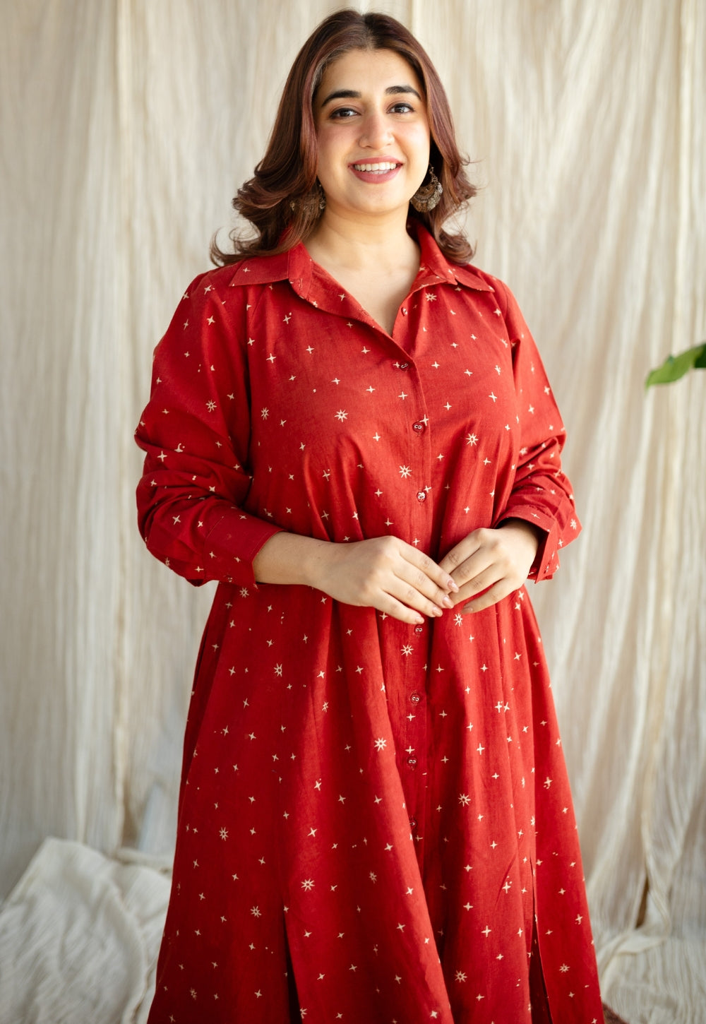 Inika Ajrakh Cotton Dress