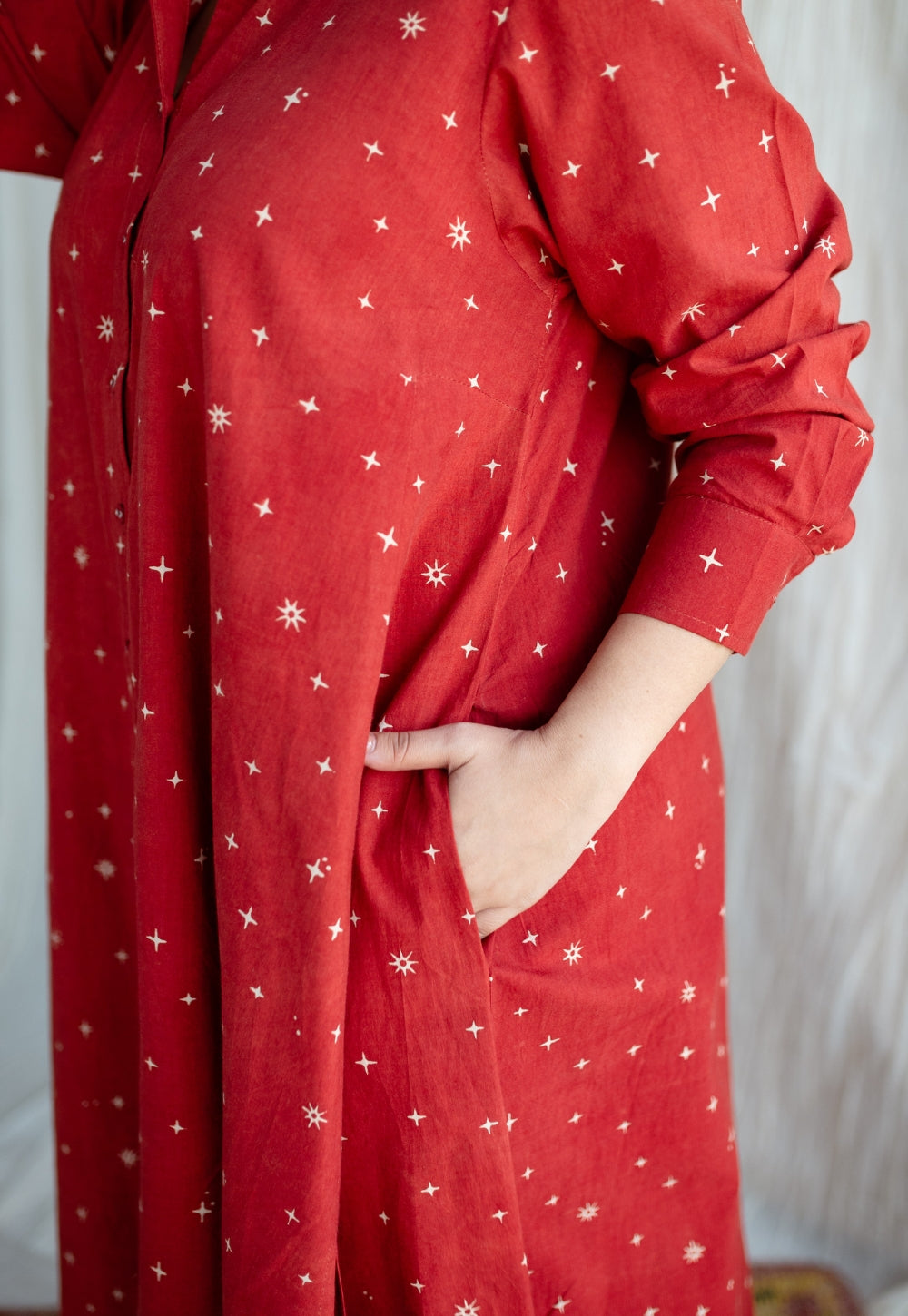 Inika Ajrakh Cotton Dress