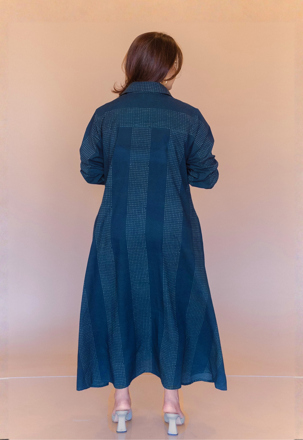 Trusha Dabu Cotton A Line Dress