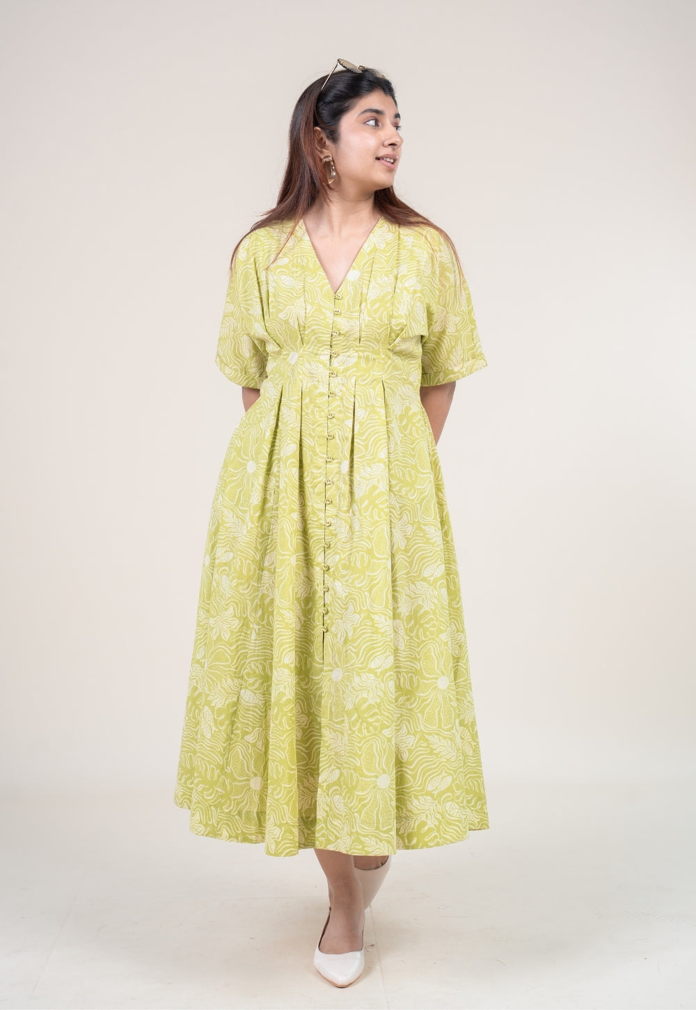 lime green a line dress Giovanna | Lime Green Asymmetric Maxi Dress With Wrap Skirt  Club L London