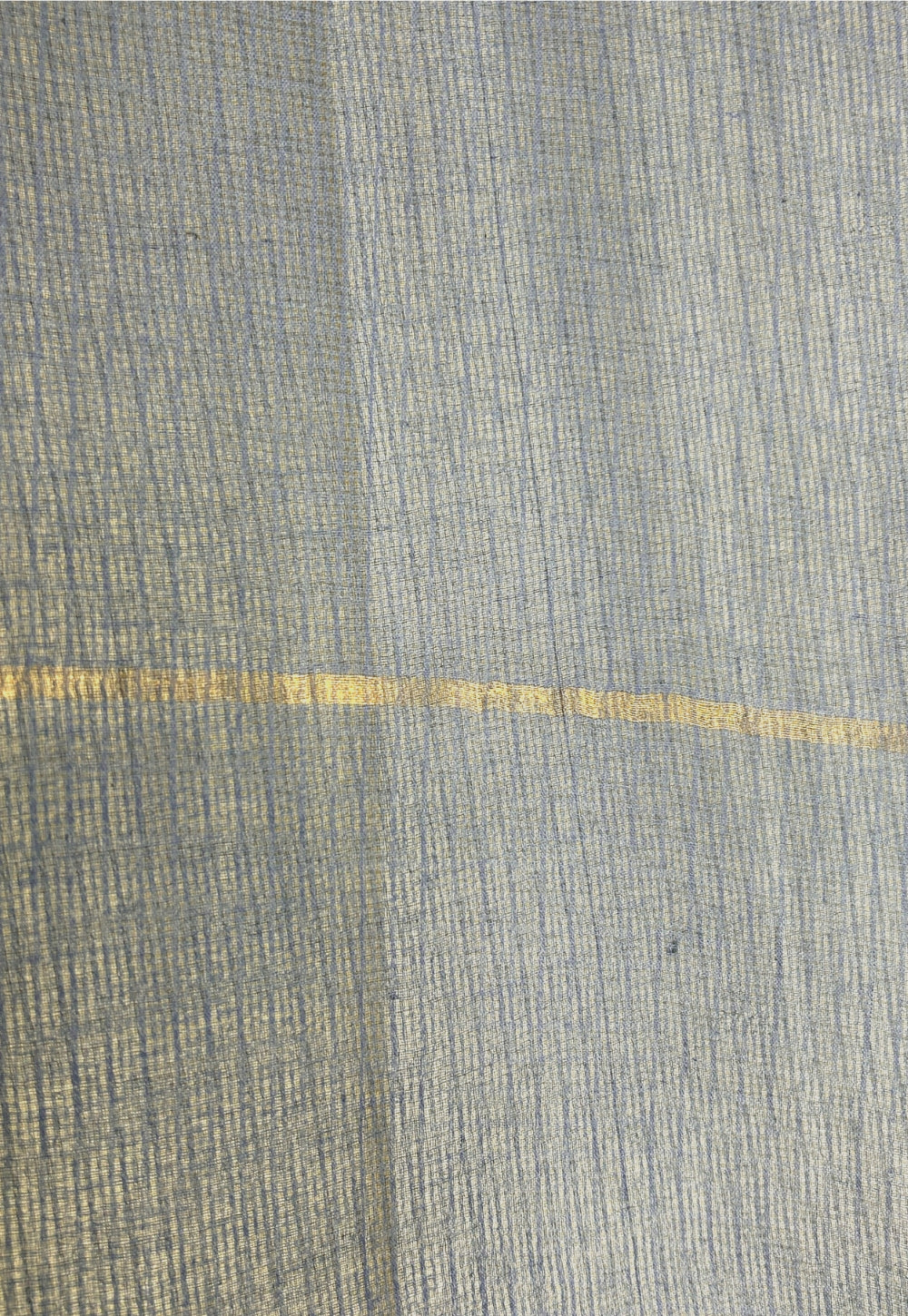 Indigo Zari Border Kota Doria Cotton Dupatta
