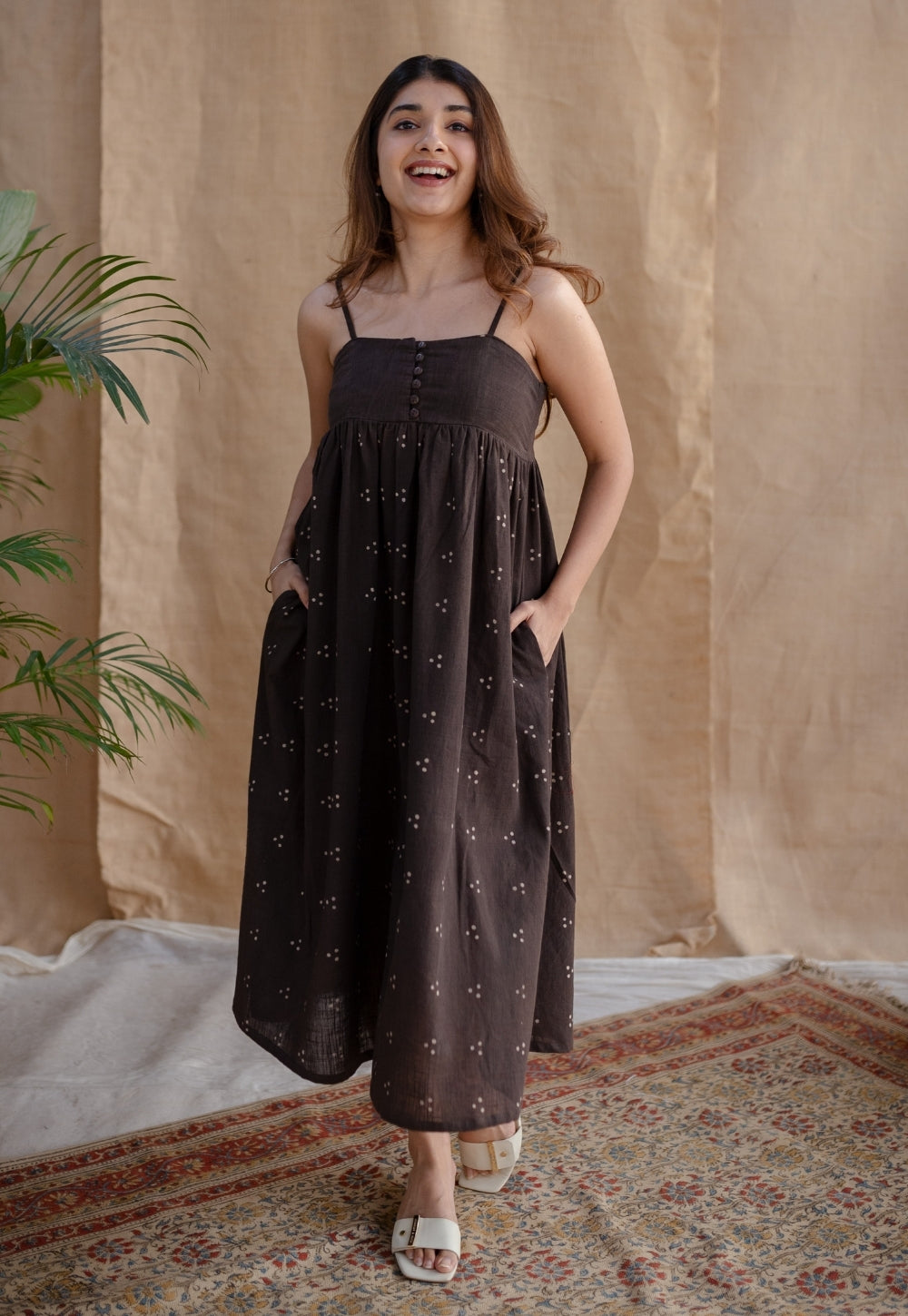 Hannah Dabu Slub Cotton Dress