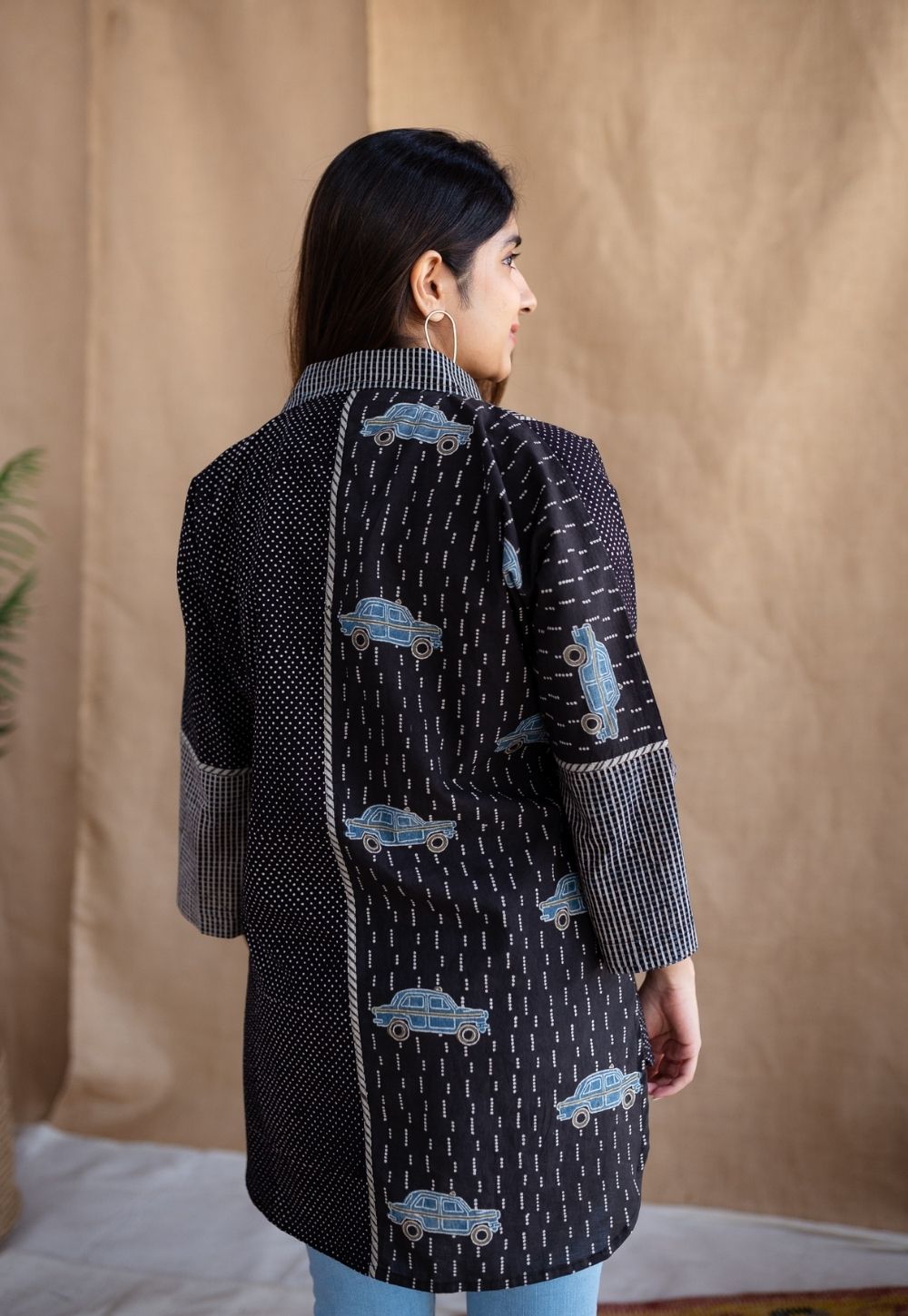 Zainit Ajrakh Cotton Shirt