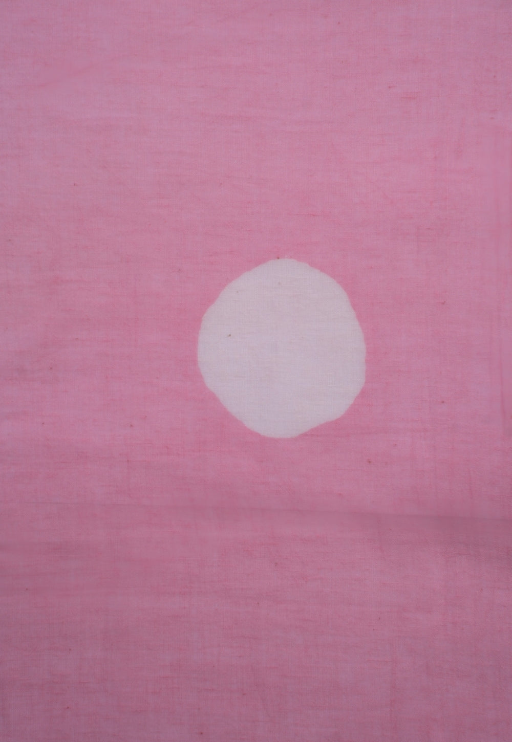 Pink Sphere Batik Handblock Printed Mul Fabric