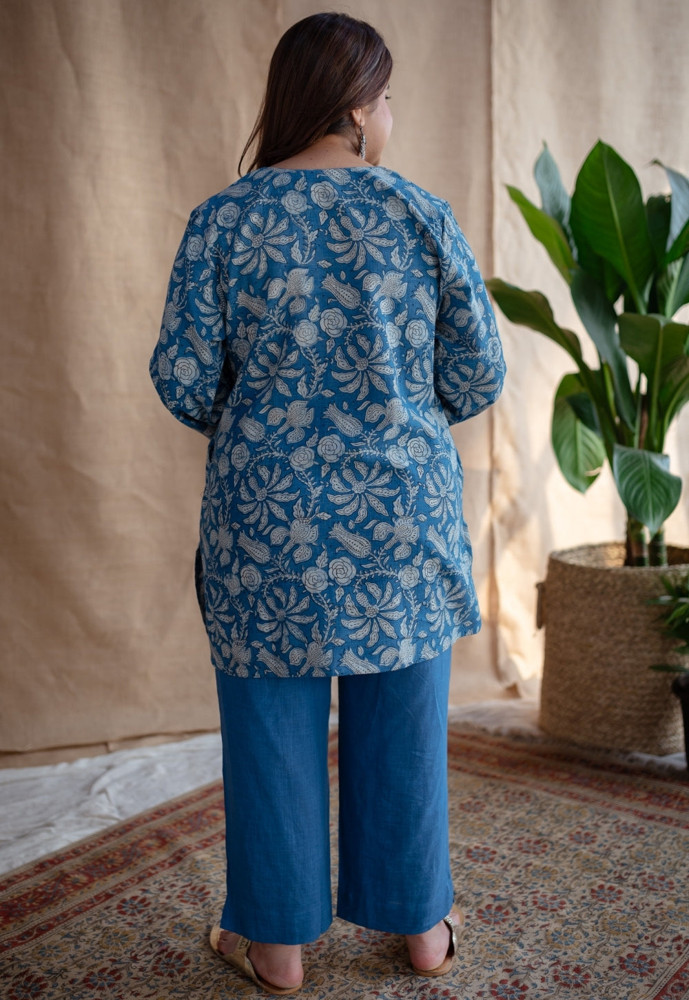 Sahar Dabu Slub Cotton Top