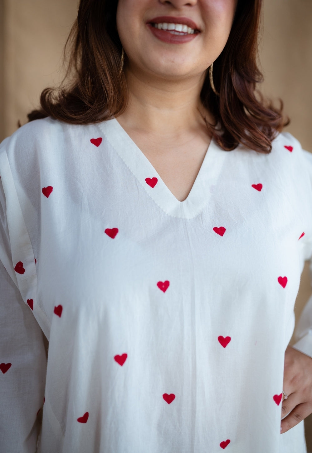 Ritika Block Printed Cotton Jhabbha Kali Kurta