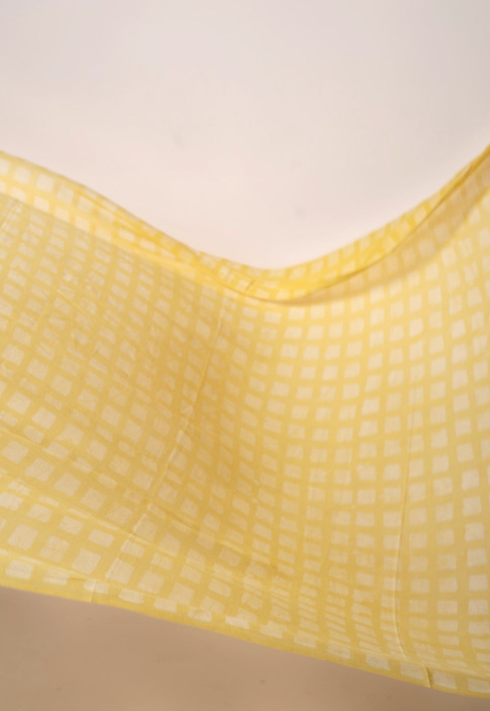 Yellow Box Batik Handblock Printed Mul Fabric