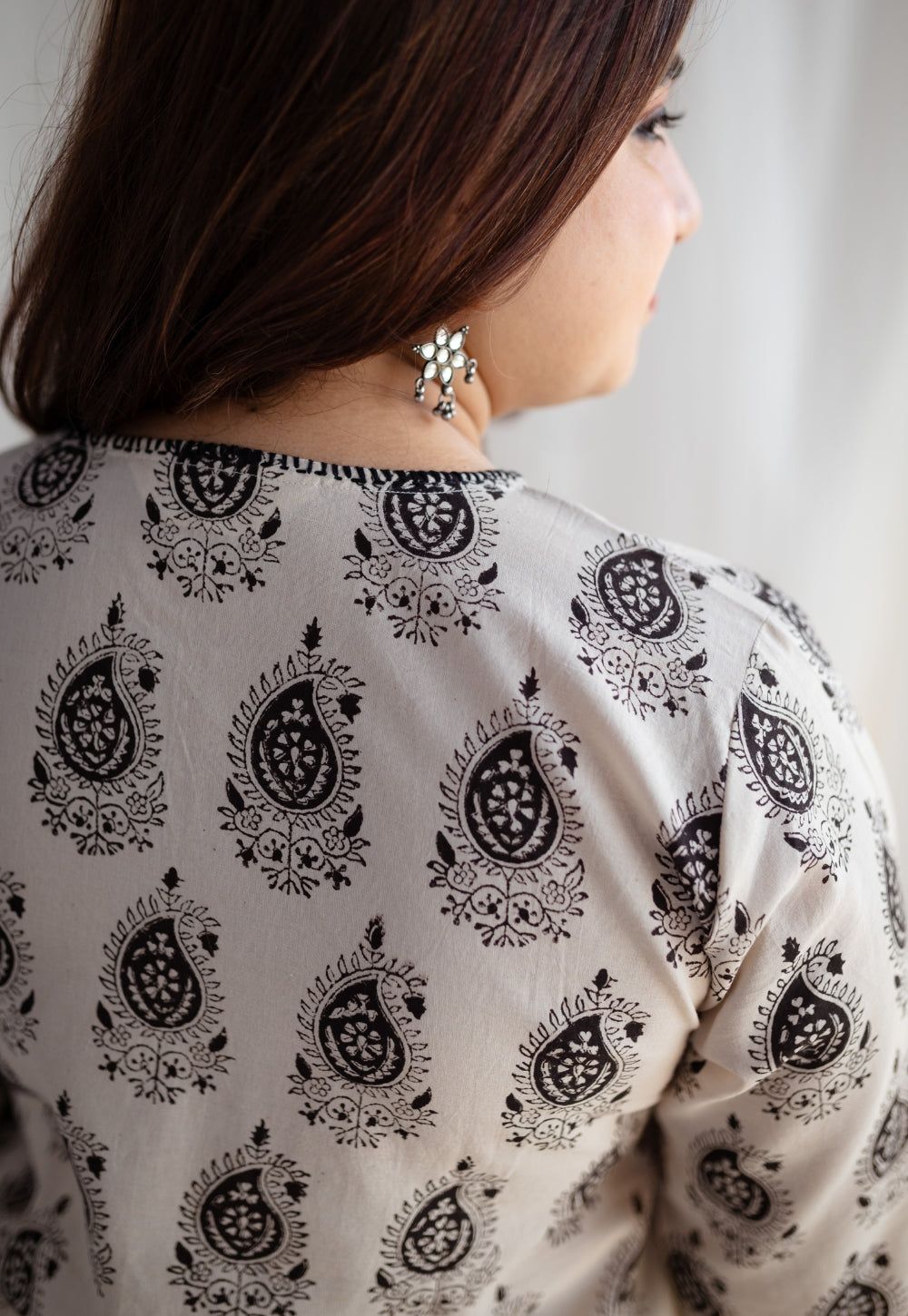 Nazmin Bagru Cotton Kurta