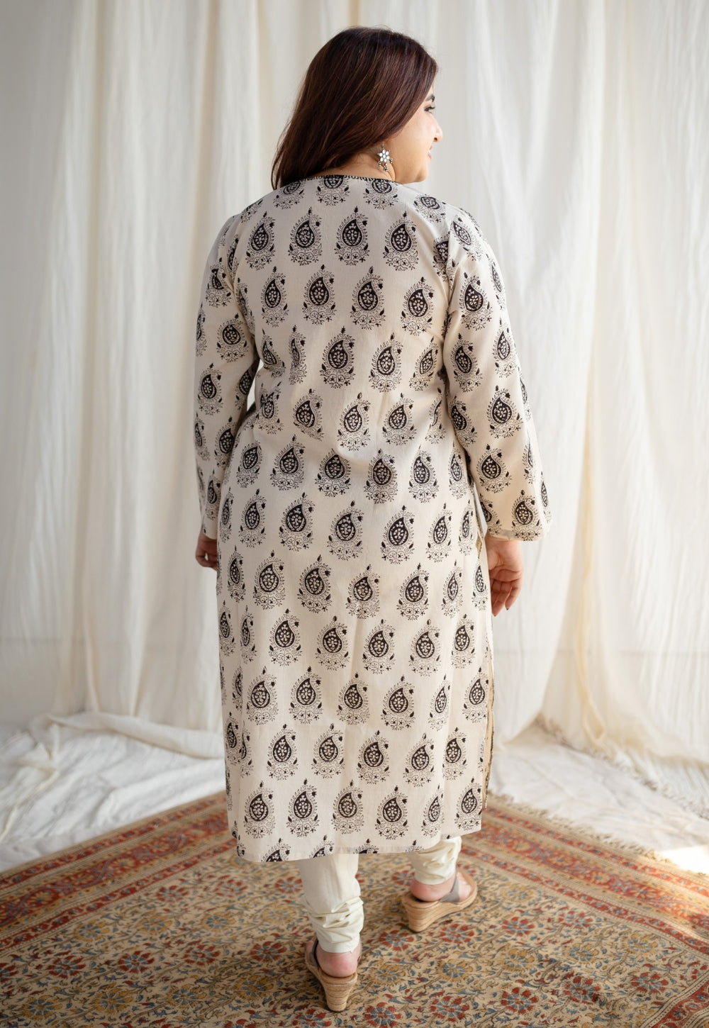 Nazmin Bagru Cotton Kurta