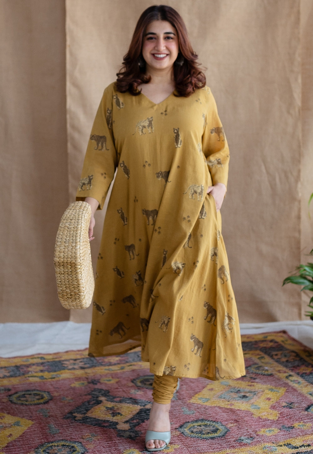 Kanha Bagh MulMul Cotton Kurta
