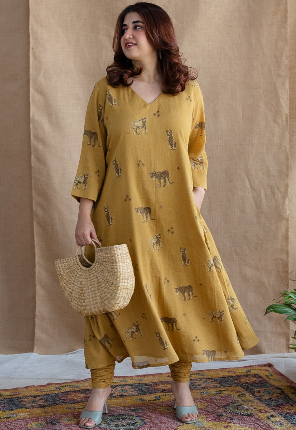Kanha Bagh MulMul Cotton Kurta