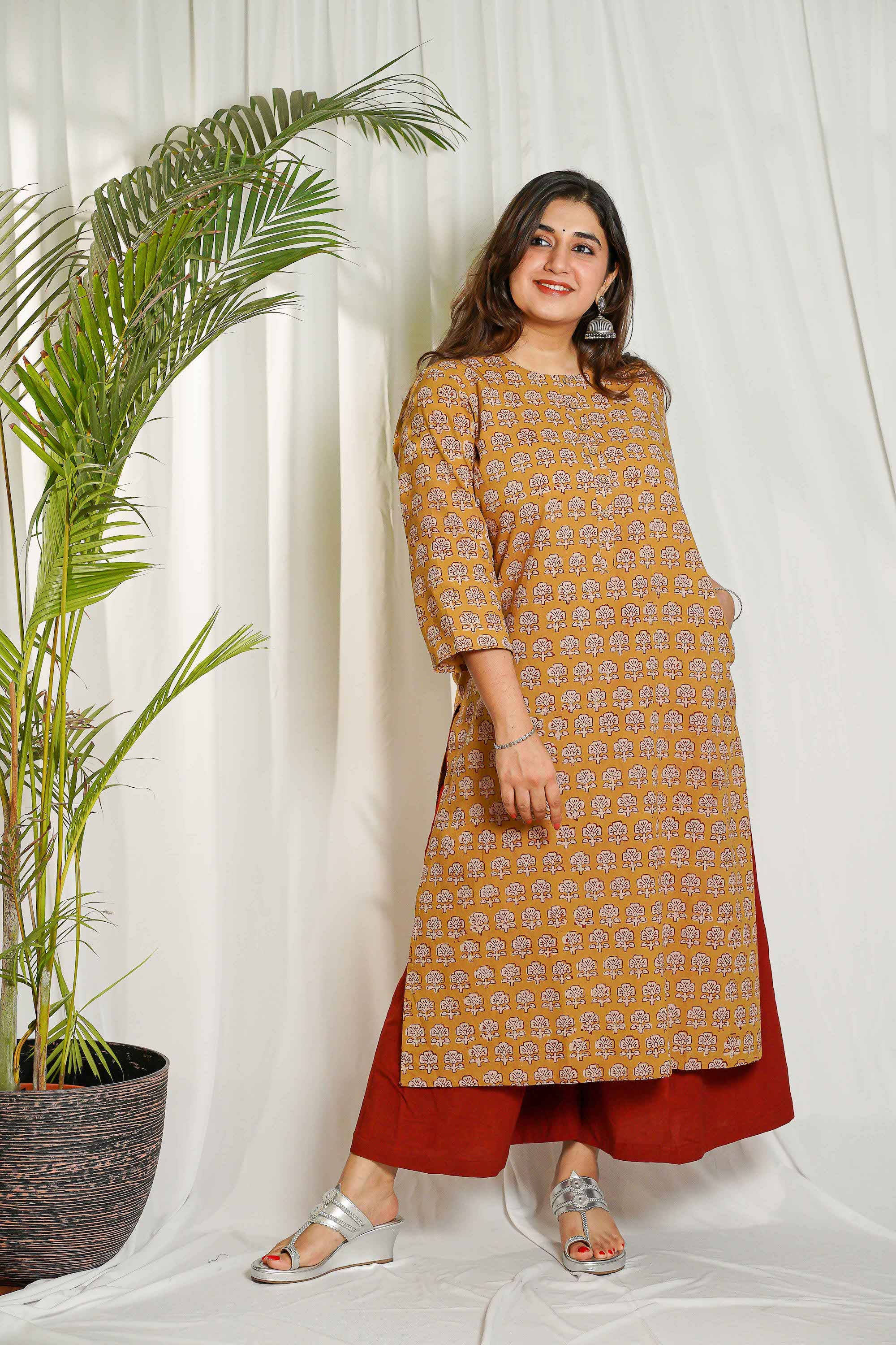 Mul Cotton Madder Kali Palazzo