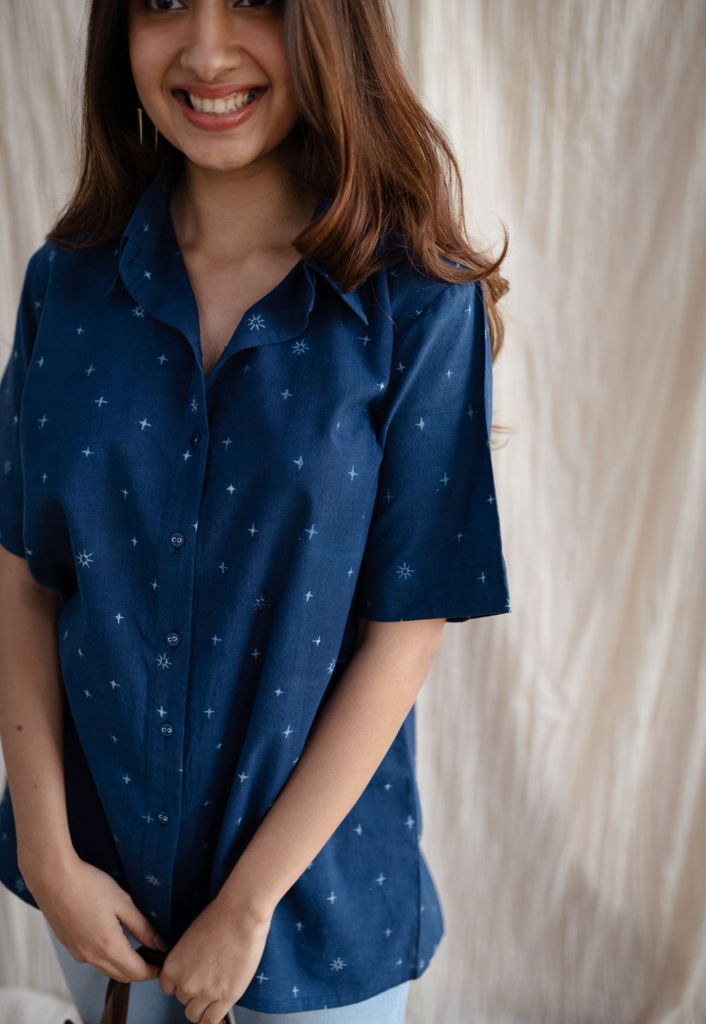 Shaivi Ajrakh Cotton Shirt