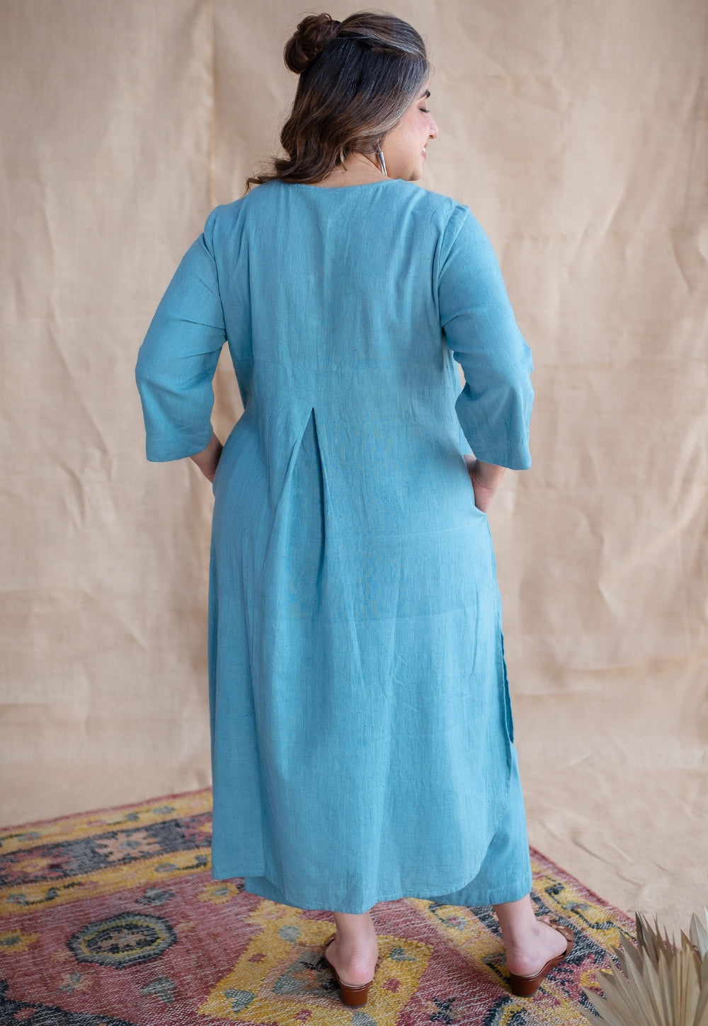 TIECO DyeVerse - Sea Blue Kala Cotton Co-Ords