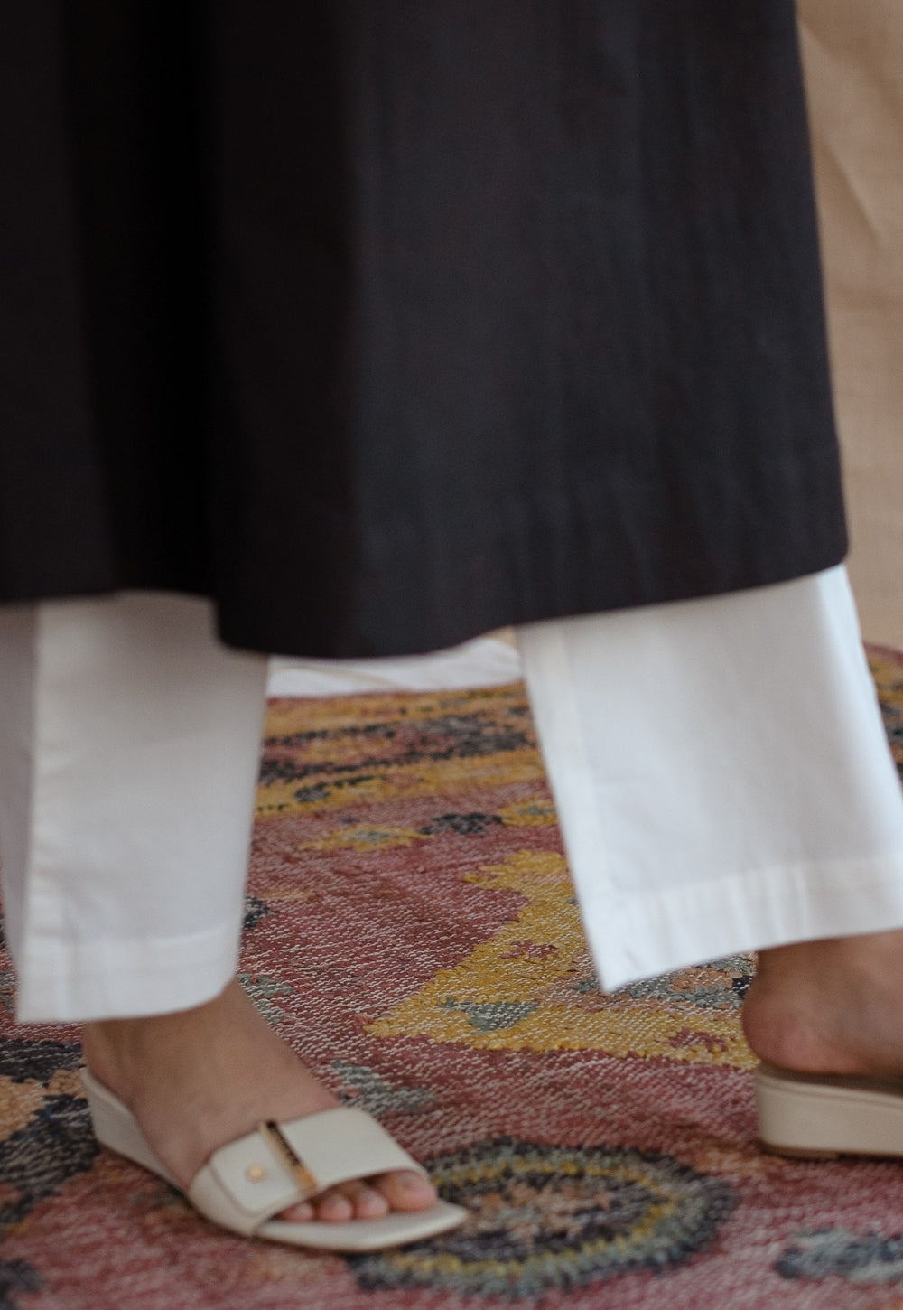 TIECO DyeVerse - White Poplin Cotton Pant