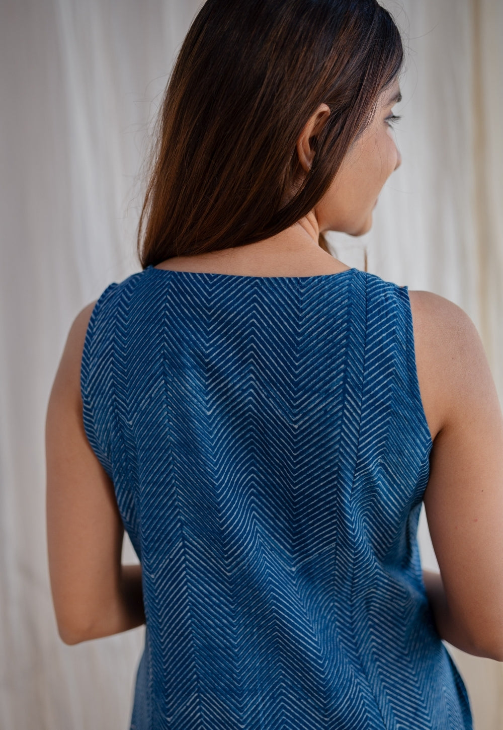Nafrin Dabu Cotton Hand Embroidered Dress
