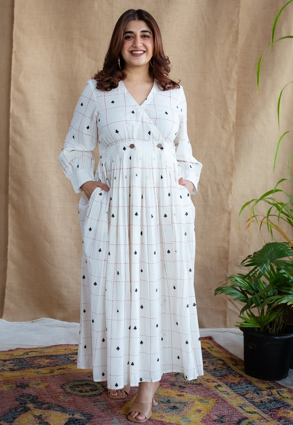 アパルトモン Indian Cotton Dress INDIAN ETHNIC WOMEN'S Aarvi Dabu Cotton Dress