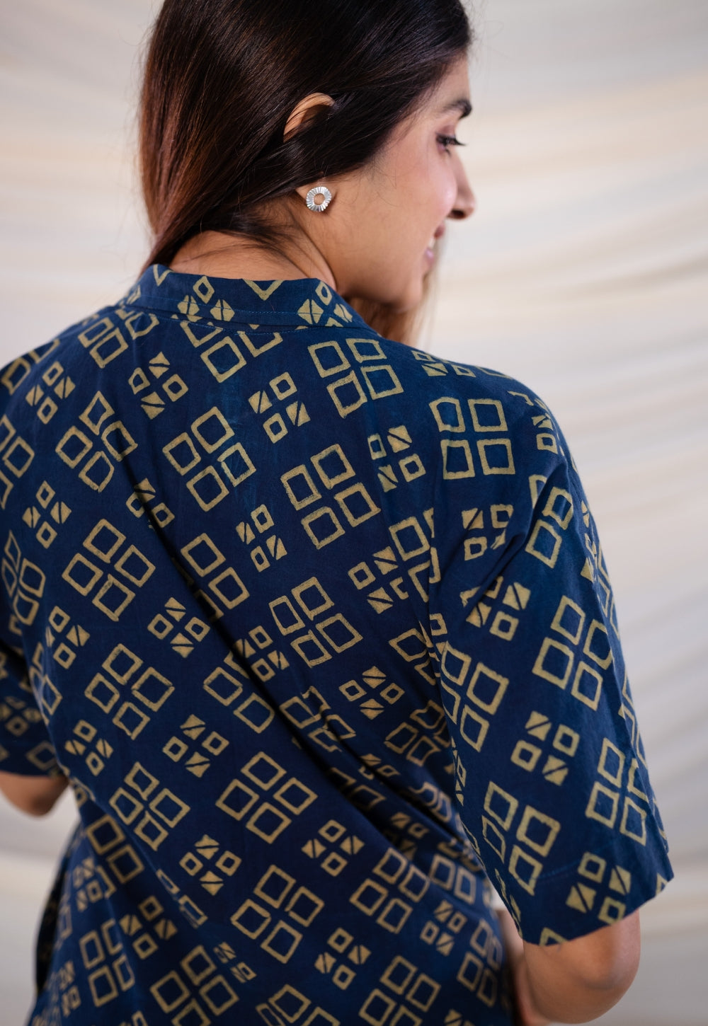 Hruta Ajrakh Cotton Dress