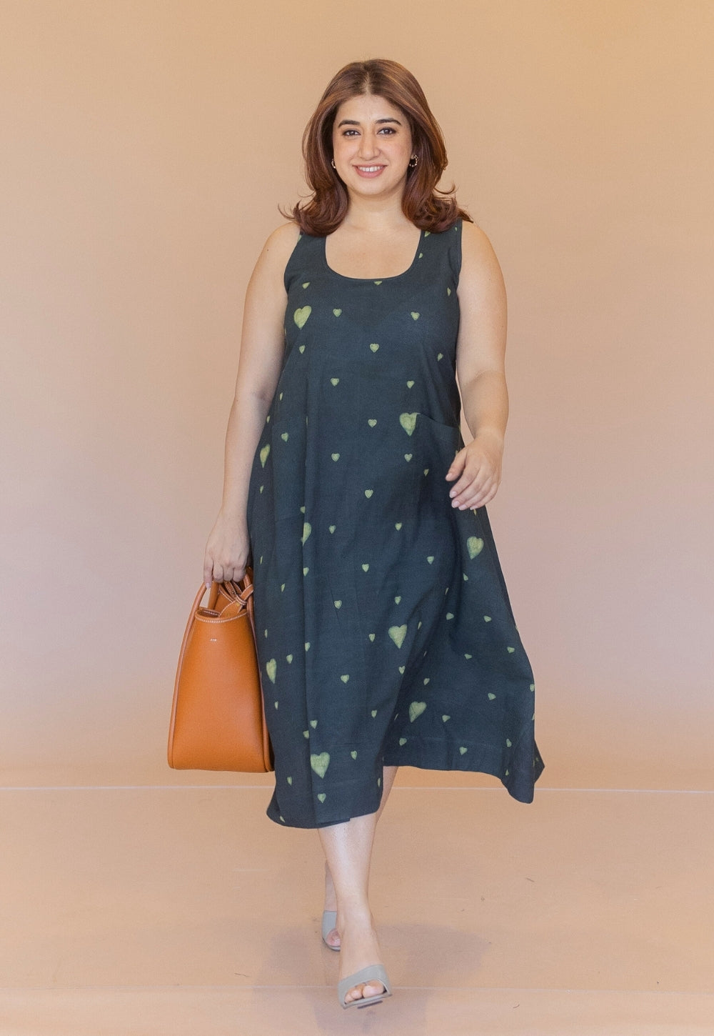 Sara Green Dabu Cotton A Line Dress