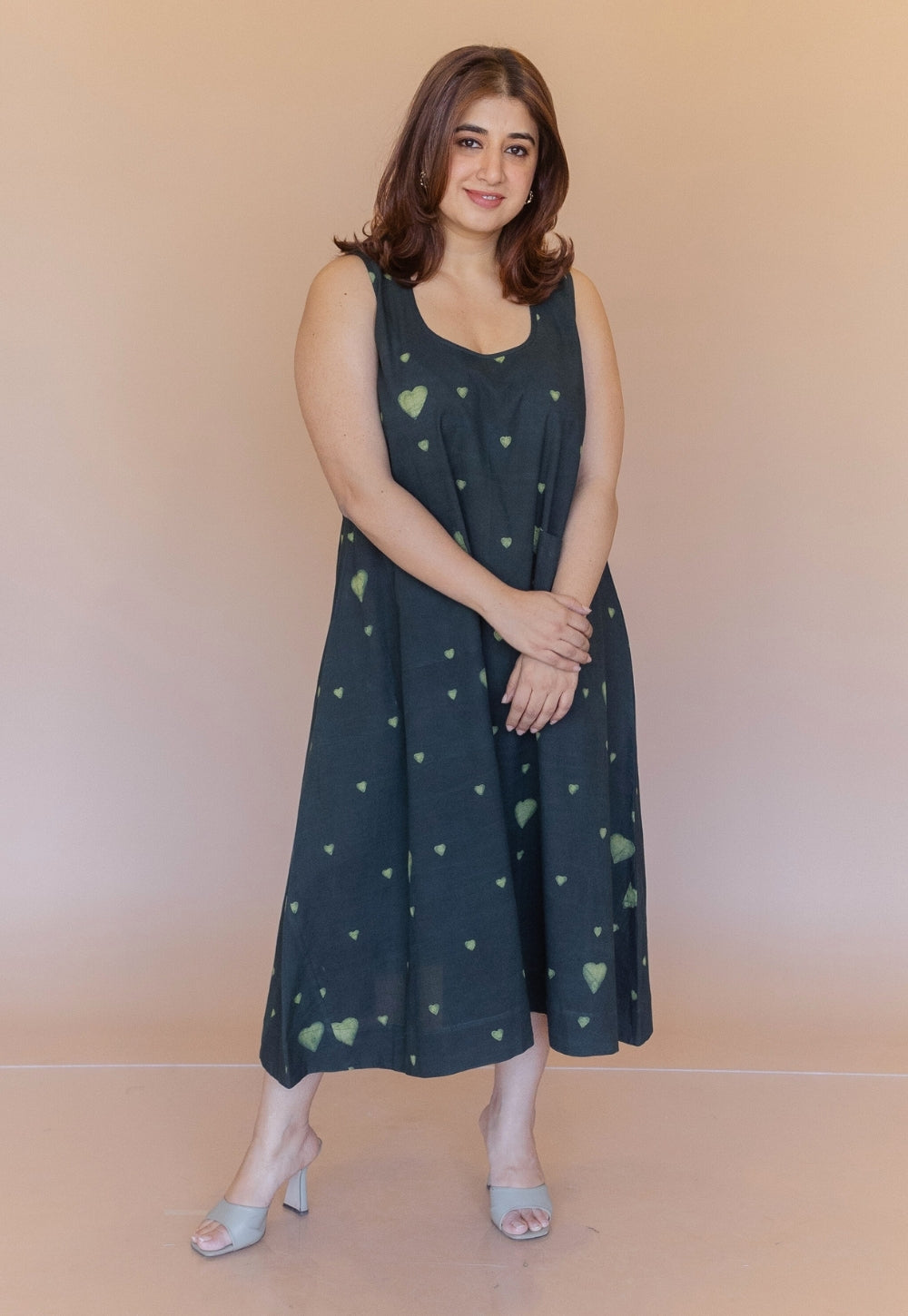 Sara Green Dabu Cotton A Line Dress