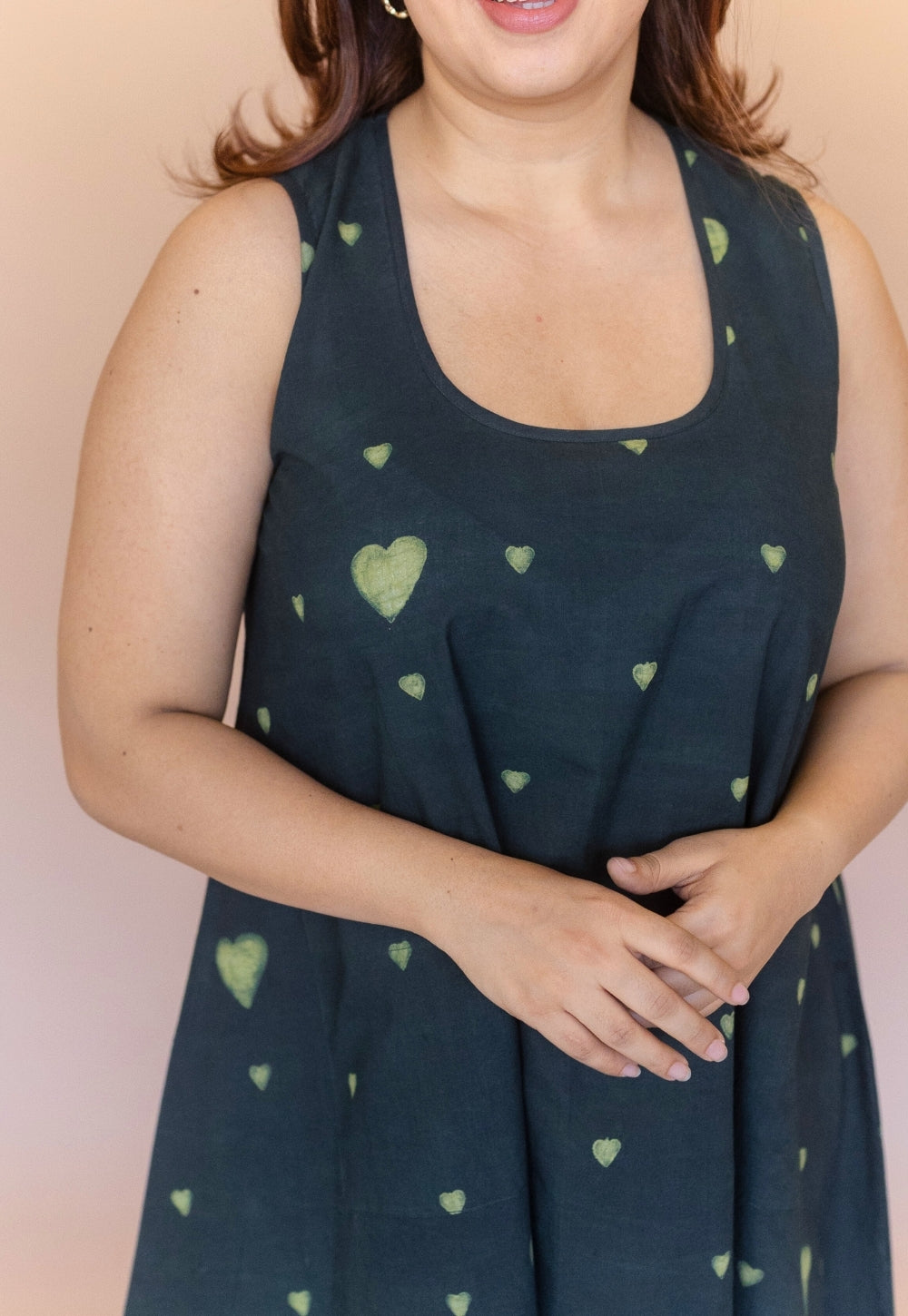 Sara Green Dabu Cotton A Line Dress