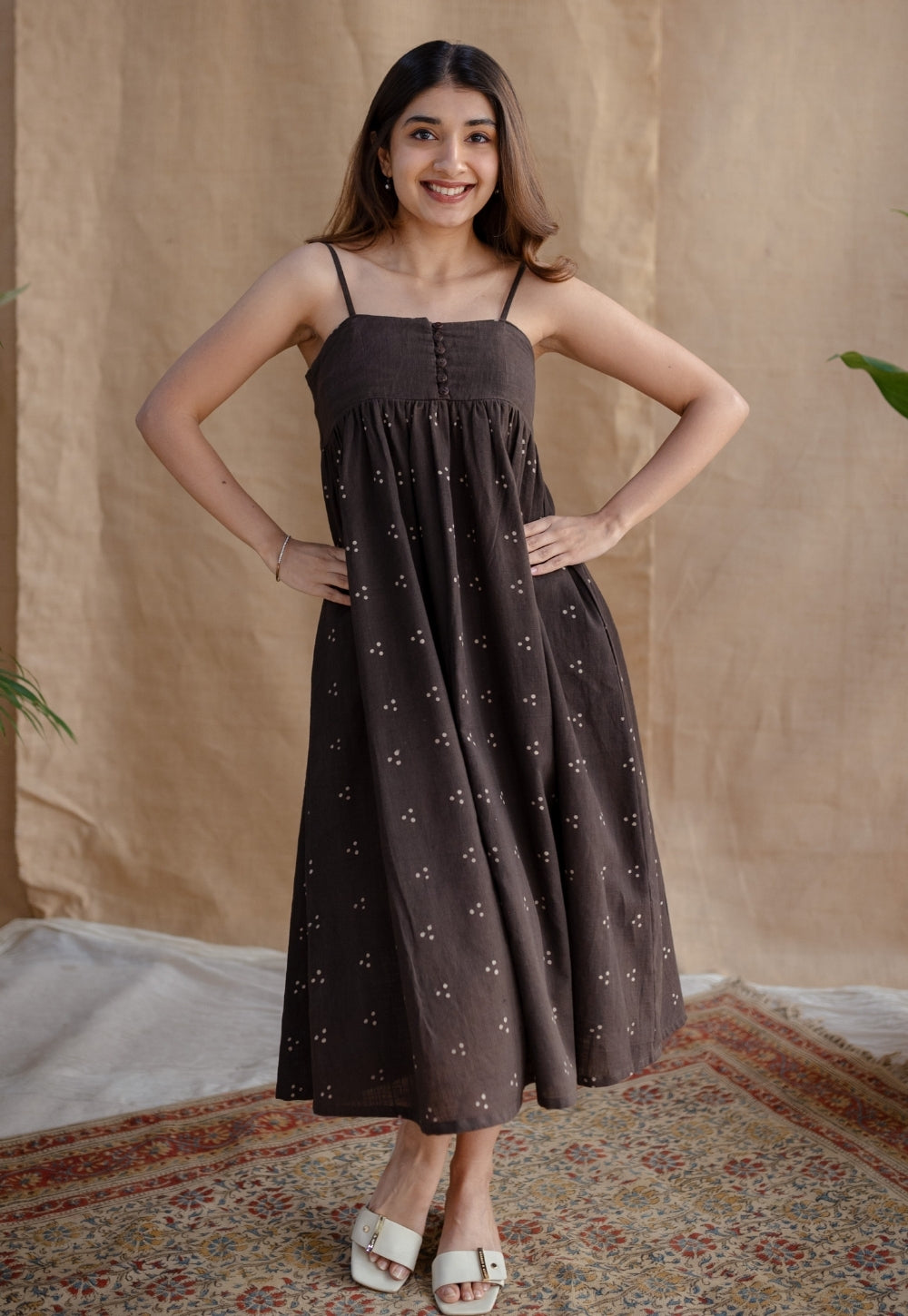 Hannah Dabu Slub Cotton Dress