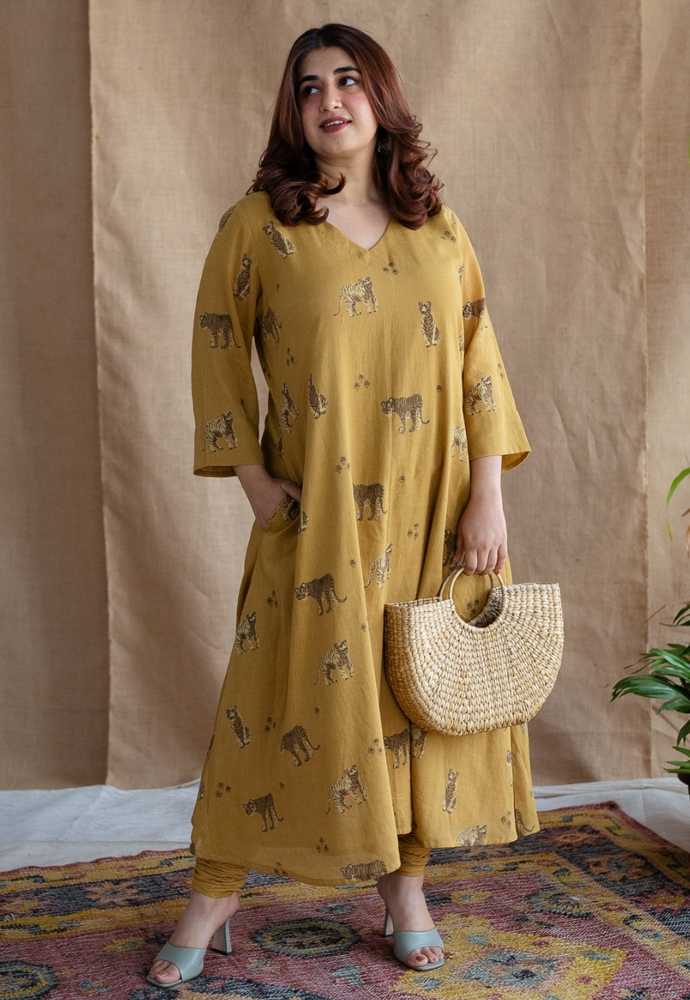 Kanha Bagh MulMul Cotton Kurta