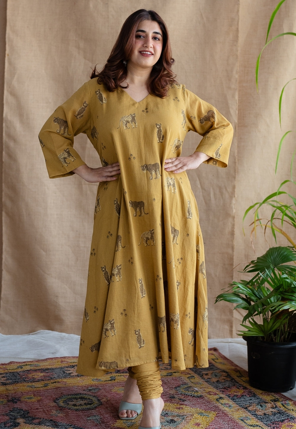 Kanha Bagh MulMul Cotton Kurta