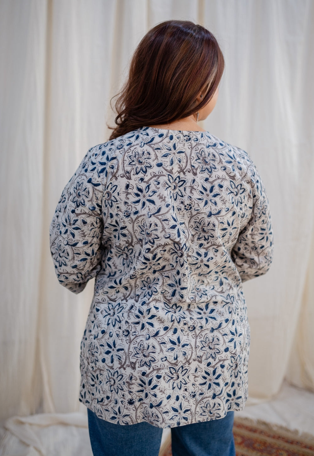 Iman Kalamkari Cotton Top