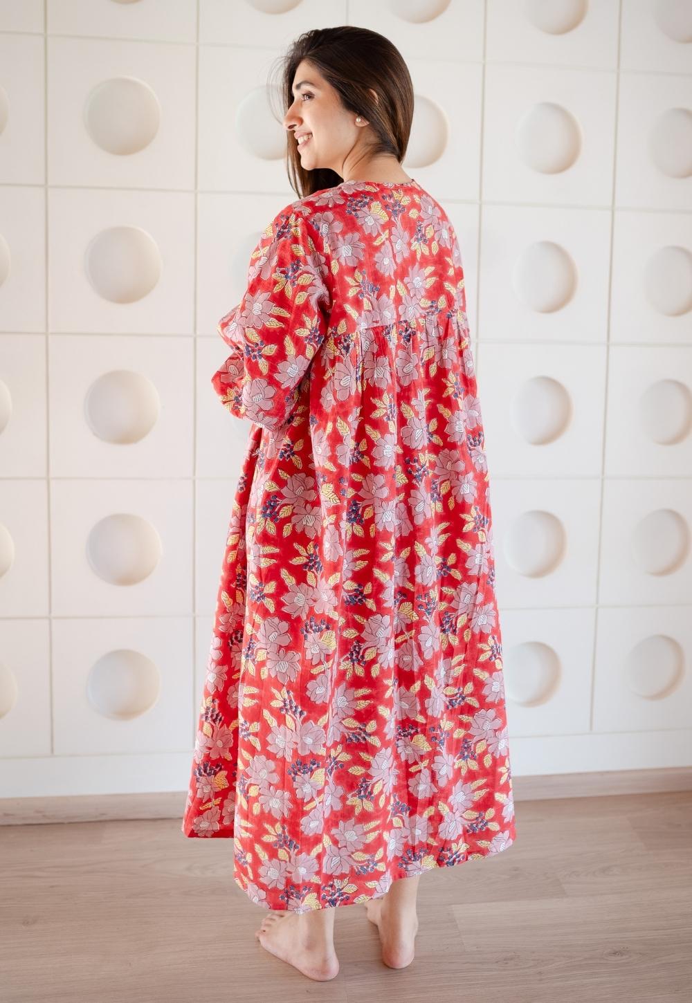 LazyDays Serene Lounge Slub Cotton Dress