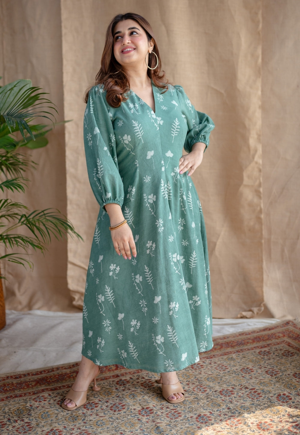 Taima Dabu Slub Cotton Dress