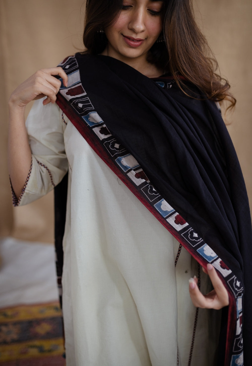 Jaipur Jharoka MulMul Cotton Dupatta