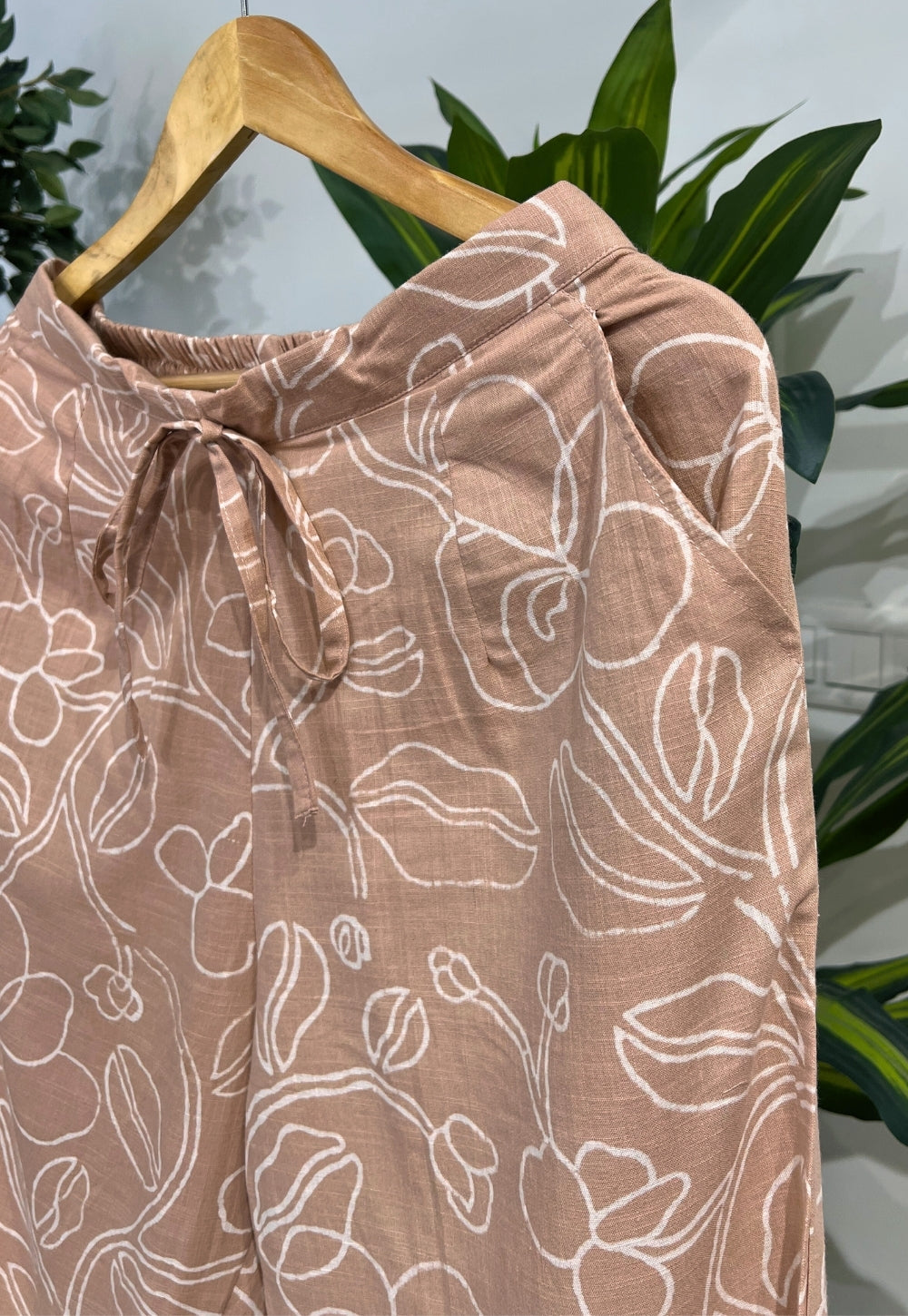 Ayaat Orange Hand Block Print Slub Cotton Anti-Fit Co-Ord Set