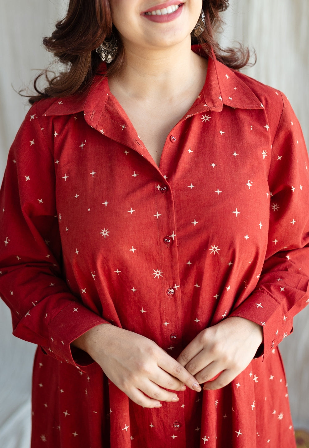 Inika Ajrakh Cotton Dress