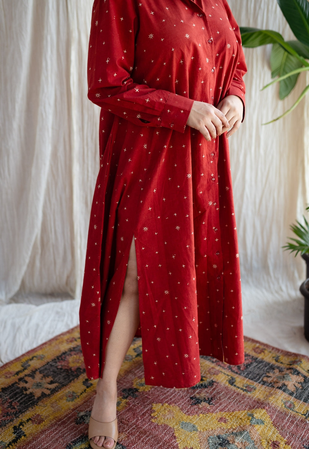 Inika Ajrakh Cotton Dress