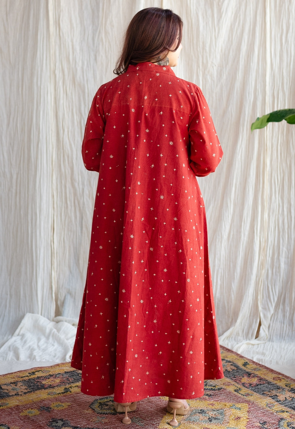 Inika Ajrakh Cotton Dress