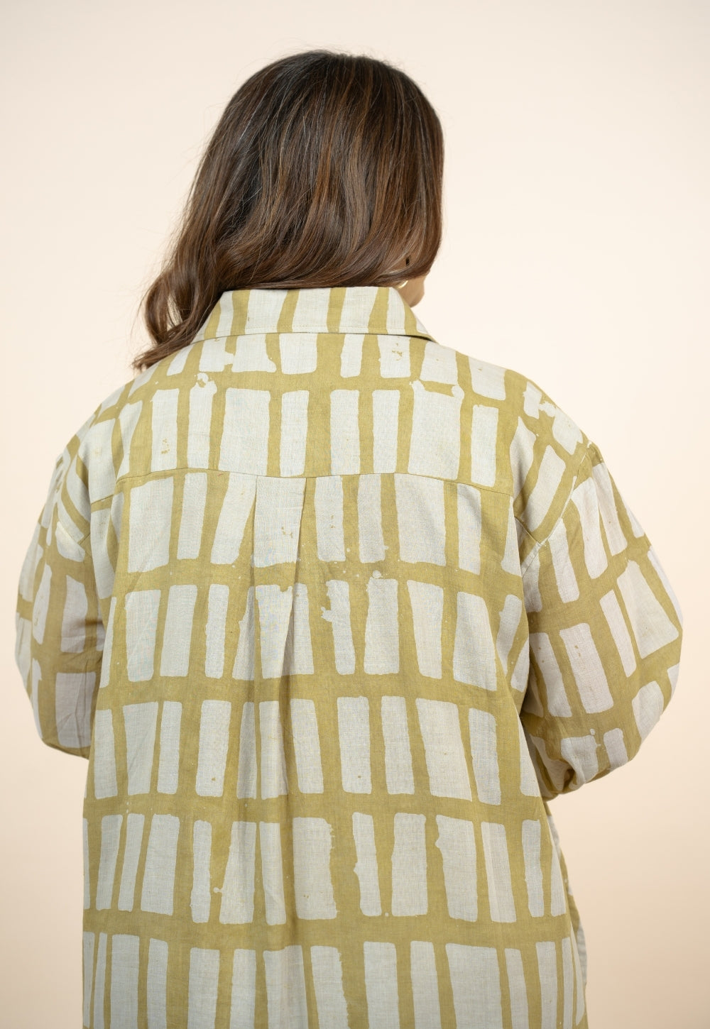 Aiman Green Batik MulMul A Line Dress