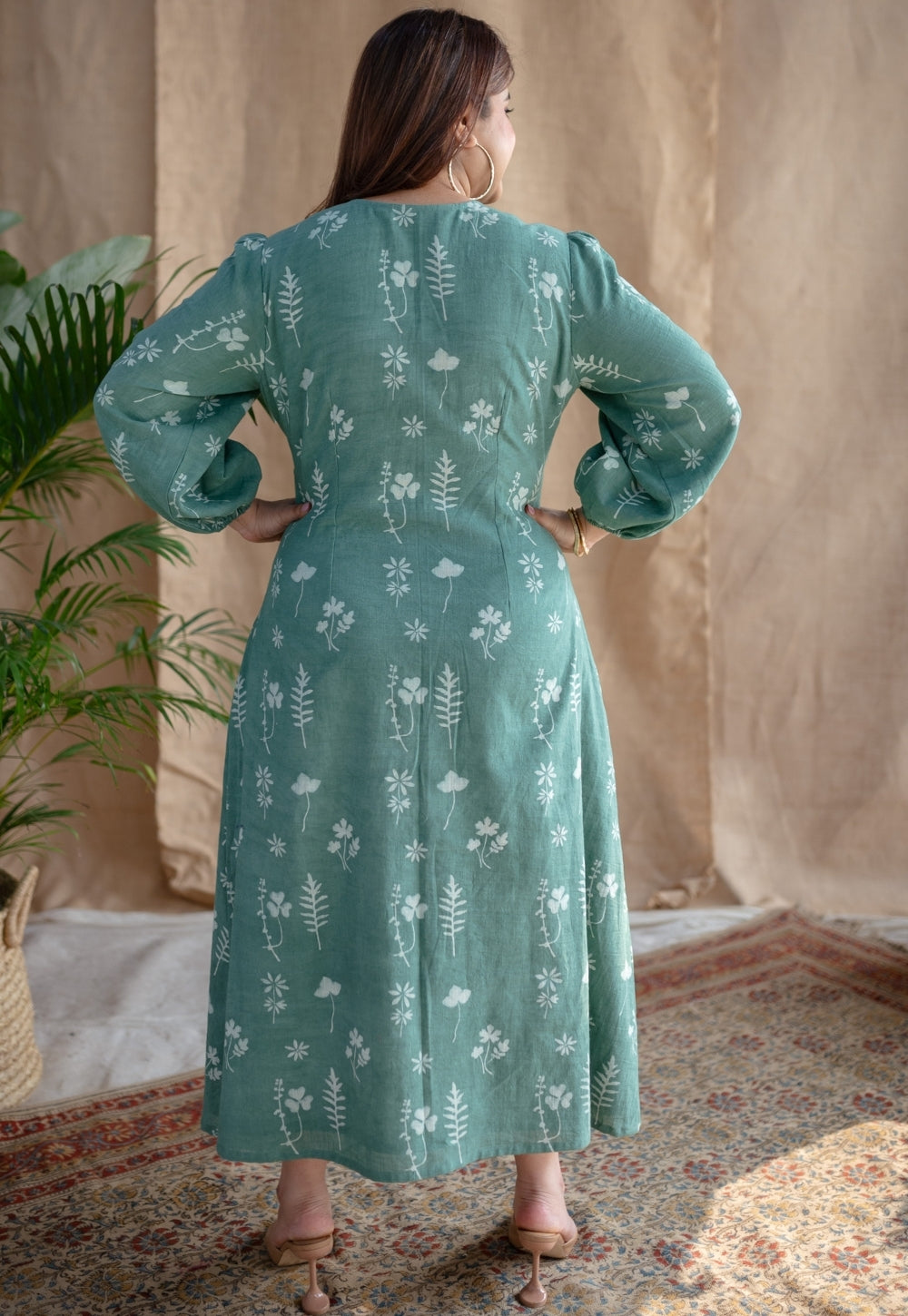 Taima Dabu Slub Cotton Dress